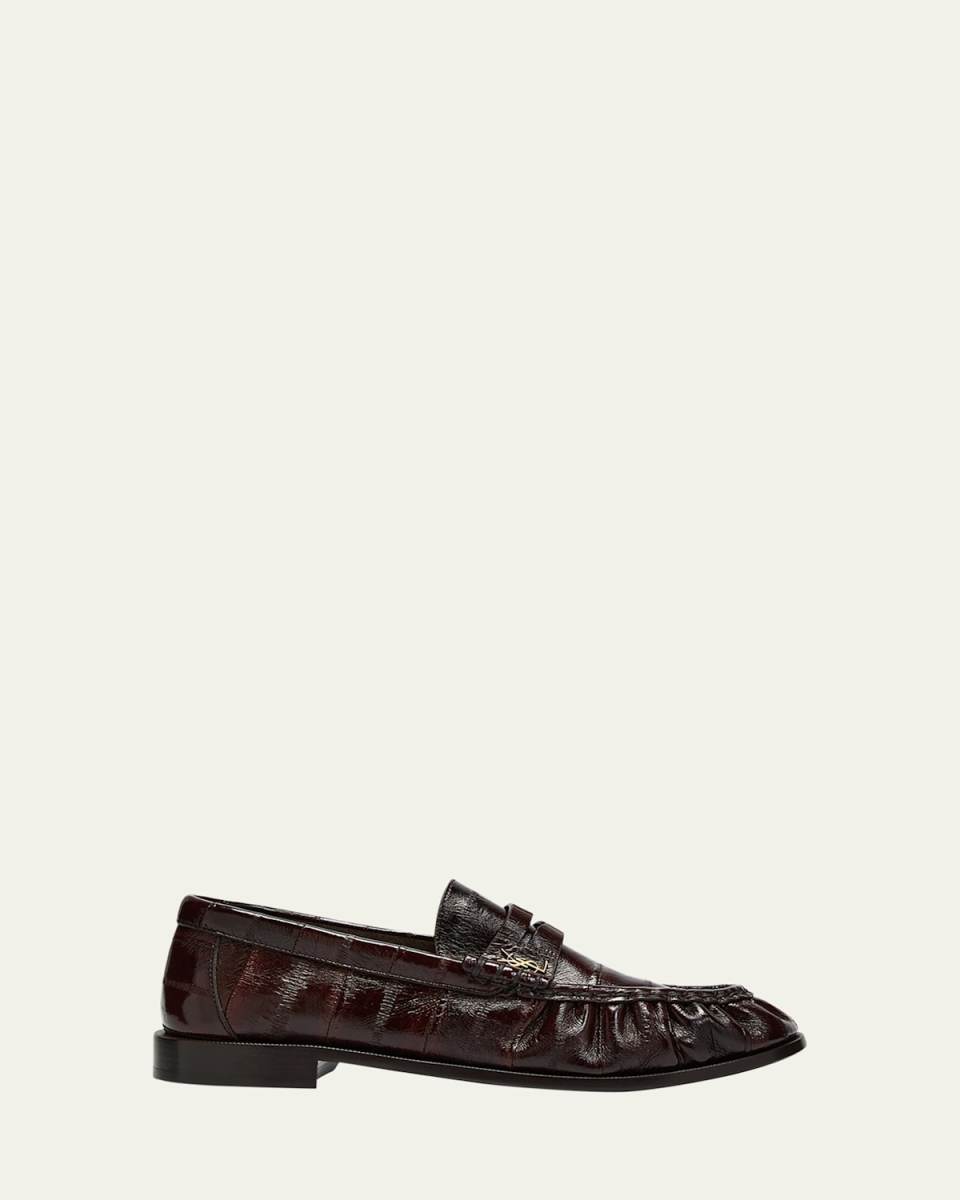 Le Leather YSL Penny Loafers